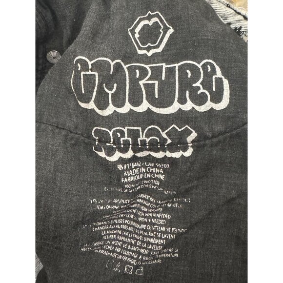 VTG Empyre Baggy Relax Men's Jeans Size 28 Stone Wash Gray - Picture 7 of 7